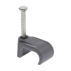 Unicrimp QJ12W 4mm Flat Cable Clips White Pack=100