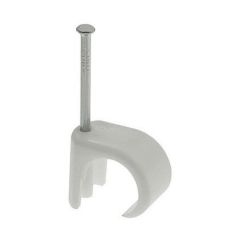 Unicrimp QRC10 7-10mm Round Cable Clips White Pack=100