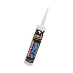 Unicrimp SCONTHMA300W Adhesive Silicone White 300ml