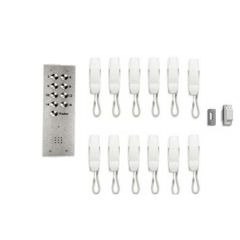 Bell VRK12 12 Way Vandal Resistant Audio Entry Kit With Flush Panel