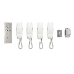 Bell VRK4 4 Way Vandal Resistant Audio Entry Kit With Flush Panel