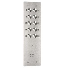 Bell VRP10 10 Call Button Flush Audio Entry Vandal Resistant Panel