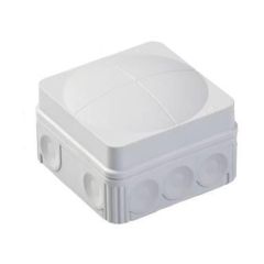 Wiska COMBI 108 76x76x51mm PVC Adaptable Box c/w 5P Terminal 24A IP66 White
