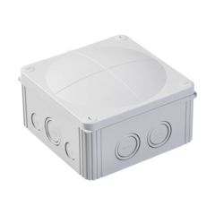 Wiska COMBI 1010 140x140x82mm PVC Adaptable Box c/w 5P Terminal 57A IP66 Grey
