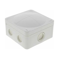 Wiska COMBI 407 95x95x60mm PVC Enclosure c/w 24A Terminals IP66 White