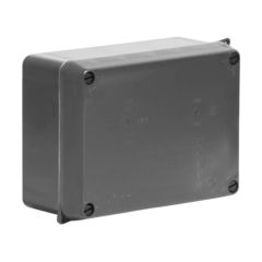 Wiska WIB Junction Box 2 Smooth Sided Enclosure IP65 160x120x70mm Black