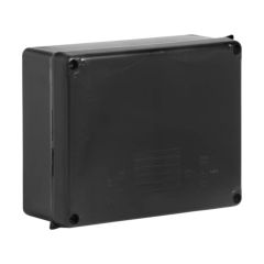 Wiska WIB Junction Box 4 Smooth Sided Enclosure IP65 230x180x88mm Black