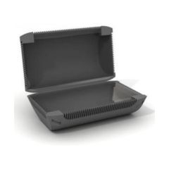 Wiska MiniBox Gel 3 Way Mini Filled Junction Box No Connectors IPX8 57x33x24mm Dark Grey