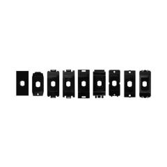 Zano Grid Adaptor Set Black Pack=10 (BG, Hager, MK, Crabtree, Lisse)