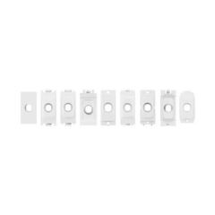 Zano Grid Adaptor Set White Pack=10 (BG, Hager, MK, Crabtree, Lisse)