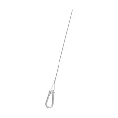 Zip-Clip PSEK1S Snap-It Eyelet Carabiner Suspension System Wire c/w KL100 Locking Device 1m 45kg SWL Galvanised Steel Rope