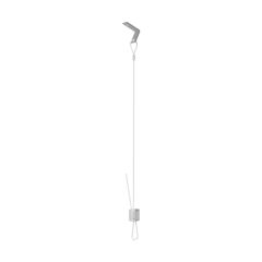 Zip-Clip ULY5 Uni-Lock Angle Bracket Suspension System Wire c/w KL150 Locking Device 5m 90kg SWL Galvanised Steel Rope
