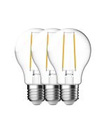 Nordlux 5181010323 Smart LED E27 Pk=3 Lamp A60 Globe Clear 360Deg Beam 4W 500lm 4000K