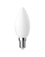 Nordlux 5183016321 LED E14 Filament Lamp C35 Candle Shape 360Deg Beam 4.6W 470lm 2700K White