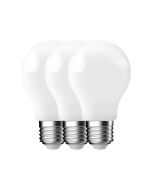 Nordlux 5191001823 LED Energtic E27 Pk=3 Lamp A60 Globe White 360Deg Beam 4W 470lm 4000K