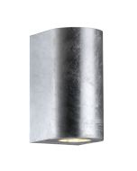 Nordlux 49721031 Canto Maxi 2 GU10 IP44 Wall Light 2x28W 17x8.7x10cm Galvanised