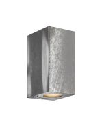 Nordlux 49731031 Canto Maxi Kubi 2 GU10 IP44 Wall Light 2x28W 17x8.7x10cm Galvanised