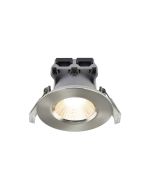 Nordlux 2310026032 Fremont 1-Kit LED Dim 2700K IP65 Downlight 36Deg Beam 4.5W 345lm 5.4x8.5cm Brushed Steel