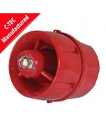 C-TEC ActiV Conventional Hi-Outpu W-2.75-9 Wall VAD c/w 100dB (A) Sounder (deep base)