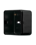 Click MetalClad Pro Matt Black 1 Gang 50mm Deep Mounting Box (No Knockouts)