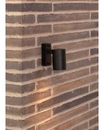 Nordlux 21269903 Tin GU10 IP54 Wall Light 35W 12x11.5x6cm Black