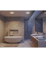 Nordlux 2015116133 Oja 42 LED 3000-4000K IP54 Ceiling Light 19W 2100lm 42.4x2.3cm Nickel