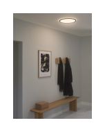 Nordlux 2210666103 Oja 42 LED 3000K or 4000K Dim IP54 Ceiling Light 24W 2200lm 2.3x42.4cm Black