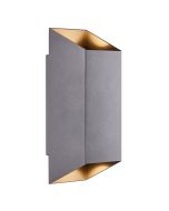 Nordlux 2218221050 Nico Square 22 GU10 Wall Light 35W 23.5x8x8cm Anthracite
