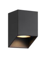 NORDLUX 2518451003 Nico Square GU10 IP54 Wall Light 25W 12x8cm Black