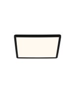 Nordlux 2015066103 Oja Square 29 LED 3000-4000K IP54 Ceiling Light 14.5W 1600lm 29.4x29.4x2.3cm Black