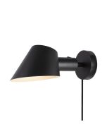 Nordlux 2220381003 Stay Short E27 IP20 Wall Light 60W 11.7x15x15cm Black