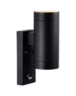 Nordlux 21519103 Tin Maxi Sensor GU10 IP54 Wall Light 35W 16x12.5x7.6cm Black