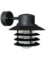 Nordlux 74471003 Vejers Down E27 IP54 Wall Light 60W 23x22x26cm Black