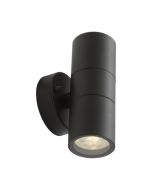 Ansell AACERO/WL/BLK Acero Bi-Directional Wall Light GU10 Black 162x92mm