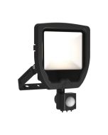 Ansell ACAE30/1/WW/B/PIR Calinor EVO 30W LED Floodlight IP65 3000K 2547lm Black c/w PIR