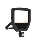 Ansell ACAE50/1/WW/B/PIR Calinor EVO 50W LED Floodlight IP65 3000K 3917lm Black c/w PIR