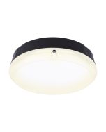 Ansell ADLED1/BV/CCT/PC Delta 8W LED CCT Bulkhead IP65 Black/Visiluxe Photocell