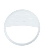 Ansell ADLED2/BZ/GRILL/W Delta Eyelid 65x260mm Louvred Trim White