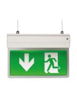 Ansell AE3LED/3M/W/ST Eagle LED 2.5W Hanging Exit Blade 3hrM/NM Self Test White c/w Driver & Legend
