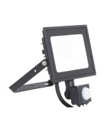 Ansell AEDELED20/WW/PIR Eden Compact Eco 20W LED Floodlight 3000K IP65 PIR c/w 1m Cable