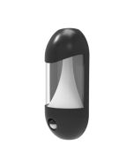 Ansell ALEOLED/HL/PIR Leo 8W LED Half Wall Lantern CCT IP65 PIR c/w Reflector & Clear Diffuser