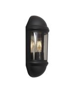 Ansell ALHL/BL Latina Half E27 Lantern IP65 Black w/o Lamp