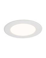 Ansell ALODLED/95/WW Bexar Lodi 8W LED Slim Downlight 3000K White 120mm