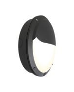 Ansell ALUCLED/B/MWS/M3/PC Lucca LED CCT Bulkhead 3000K/4000K Black Photocell EM MWS