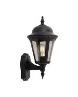 Ansell ALWL/BL Latina E27 Wall Lantern IP65 Black