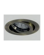 Ansell AMICG/AB iCage Mini Gimbal GU10 Fire Rated Downlight Antique Brass