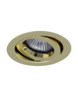 Ansell AMICG/BR iCage Mini Gimbal GU10 Fire Rated Downlight Brass