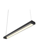 Ansell AMILLED4 Millau 38W LED CCT Suspended Linear 3000K/4000K/6000K 1222mm Black