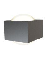 Ansell AMISASQ/GR/CW Misano Square IP65 Bi-Directional Wall Light 4000K Graphite
