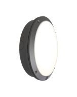 Ansell ANAPLED/G/SM3 Nappa LED CCT Bulkhead 3000K/4000K Graphite Self Test EM